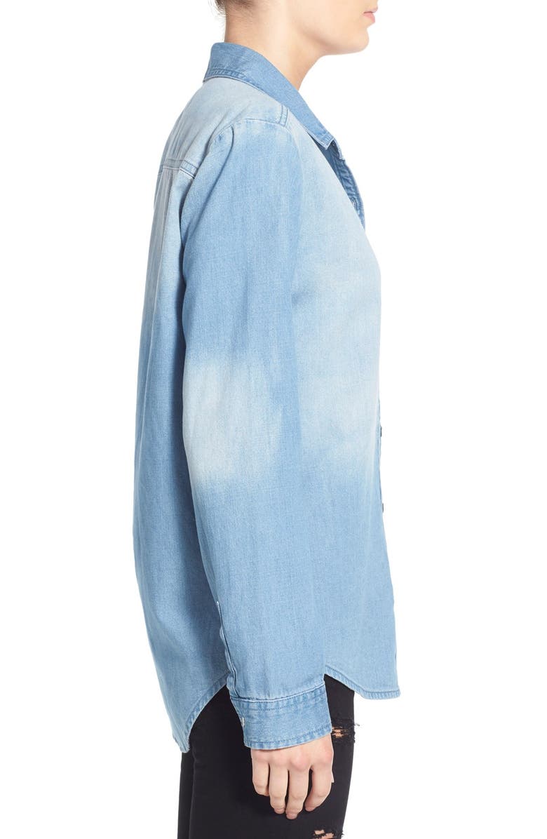 BP. Cotton Chambray Shirt, Alternate, color, 