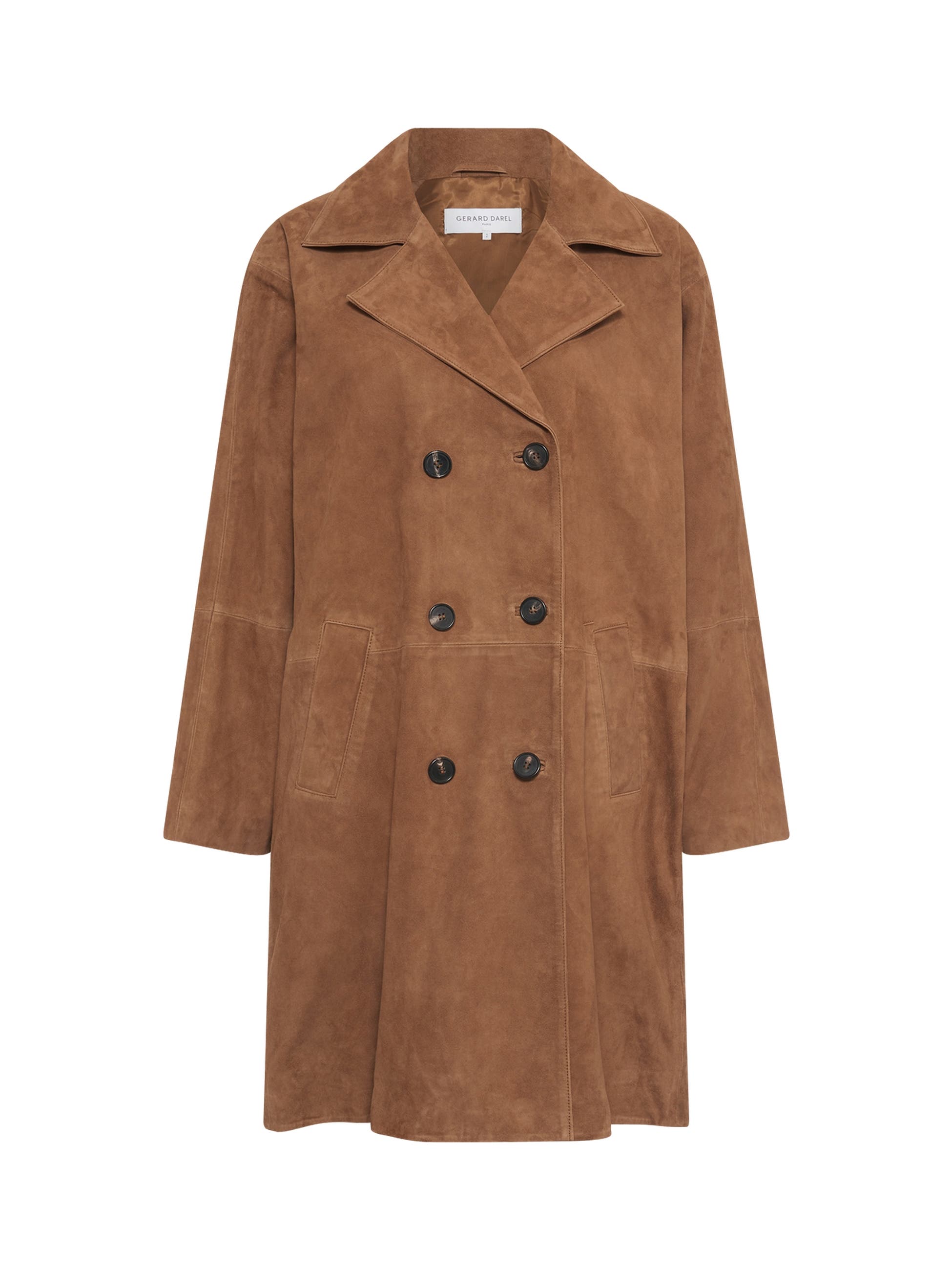 Manon Suede Double Breasted Jacket - image 2