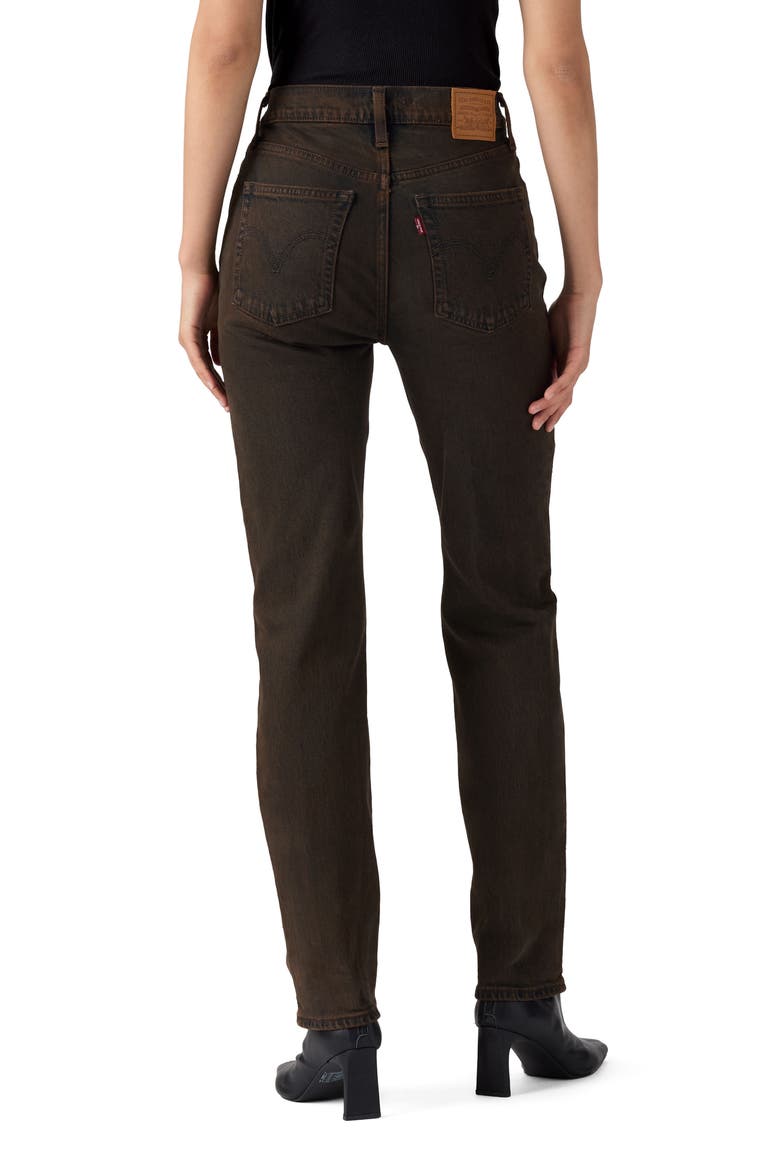 Ribcage Overdye High Waist Slim Jeans, Alternate, color, OVER A CUP SRTY