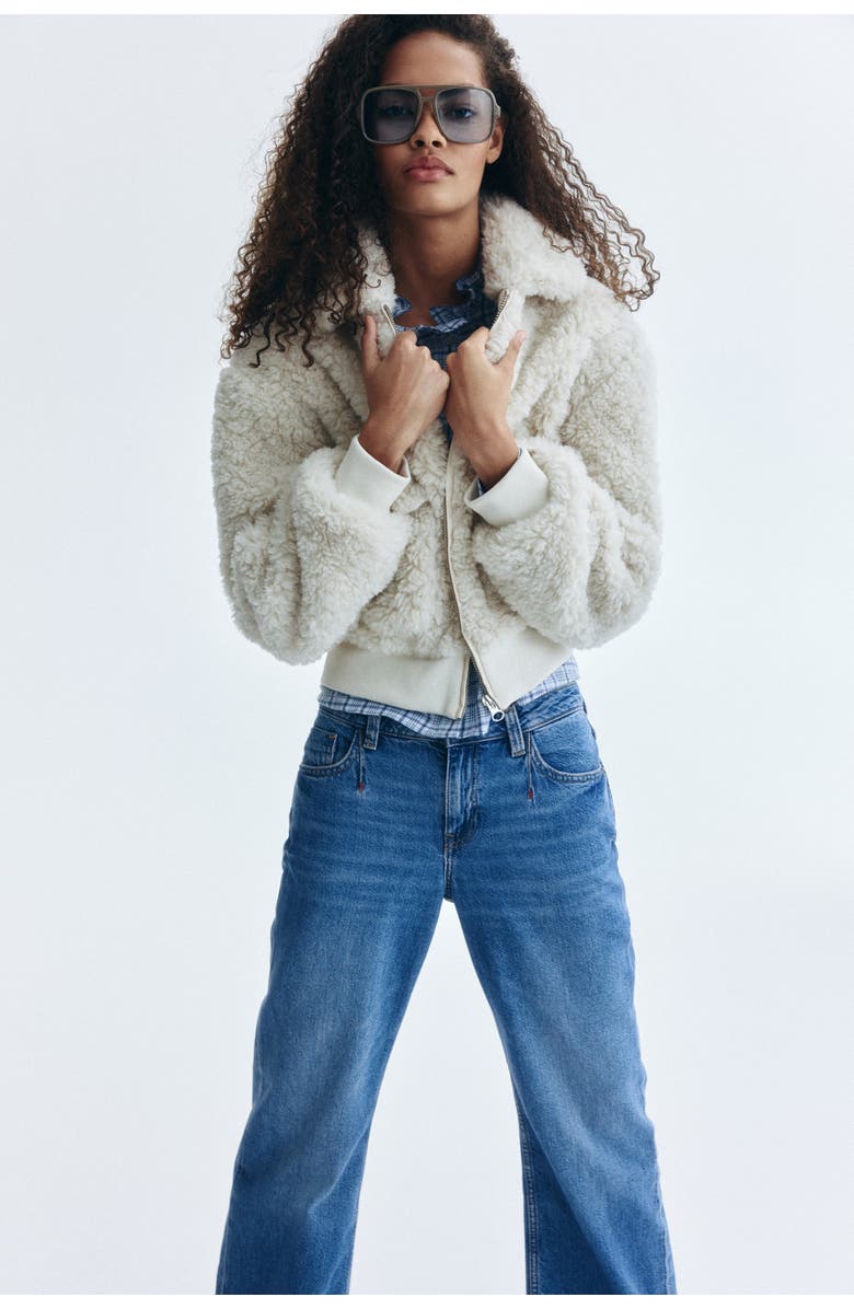 H&M Wide Regular Jeans, Alternate, color, 