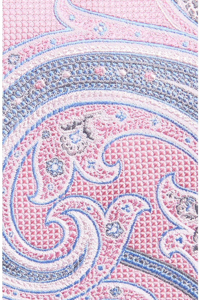 Paisley Silk Jacquard Tie, Alternate, color, PINK