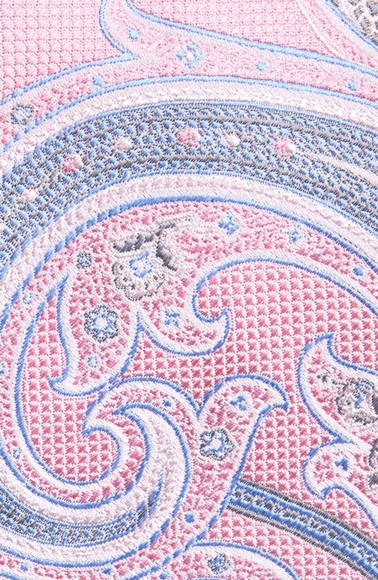 Nordstrom Paisley Silk Jacquard Tie, Alternate, color, Pink