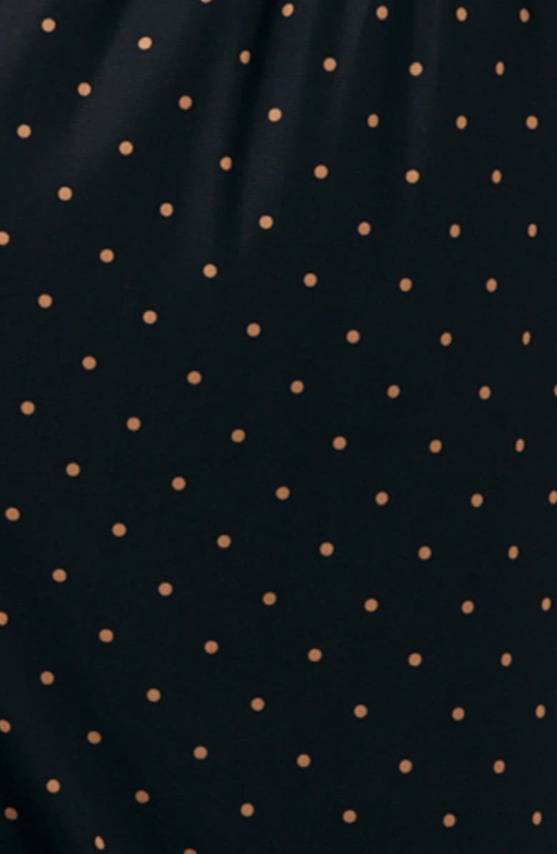 Ripe Maternity Dot Pattern Long Sleeve Maternity Dress, Alternate, color, 