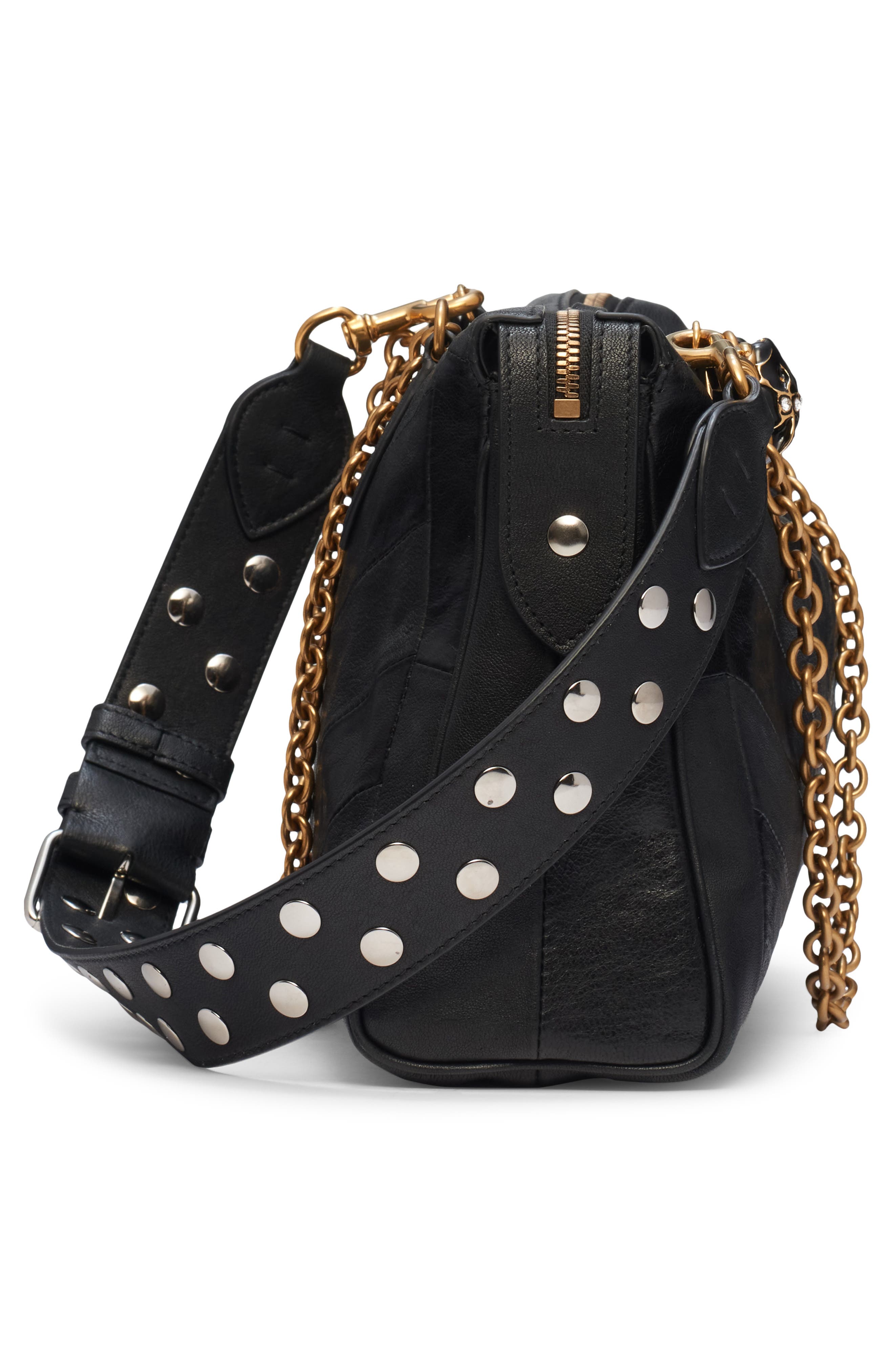 Valentino Garavani Medium Panthea Chevron Patchwork Leather Tote, Alternate, color, 