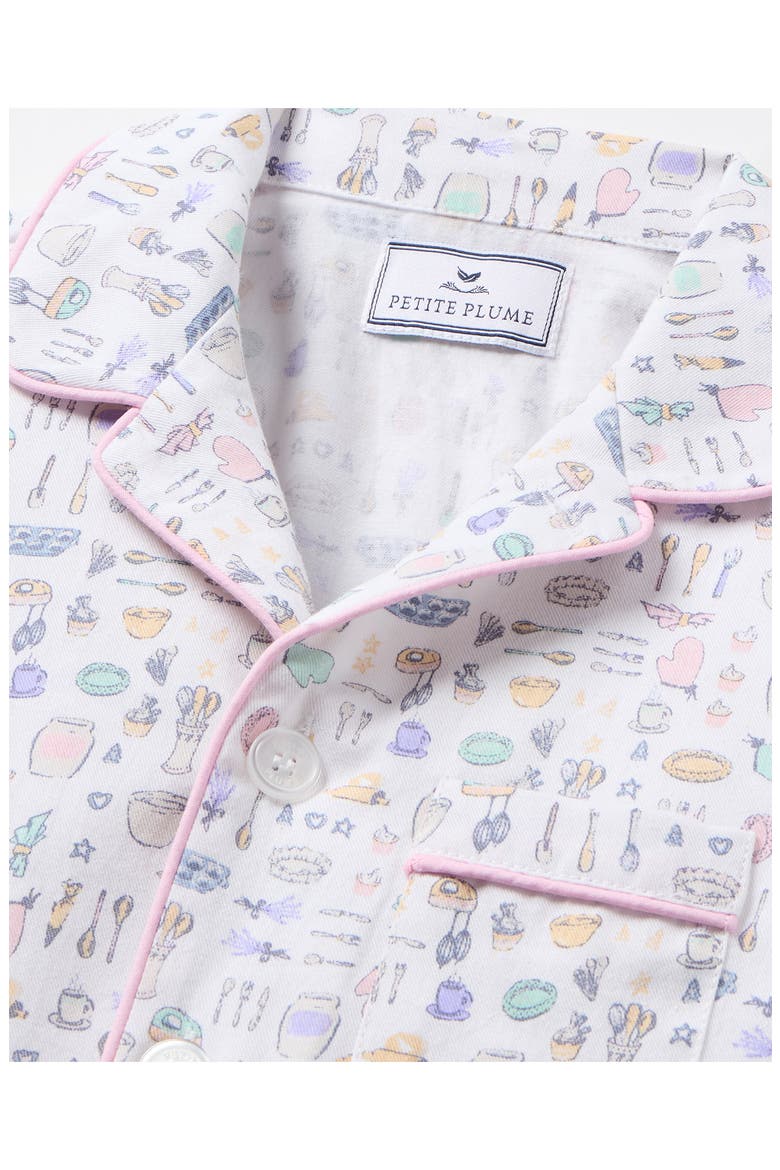 Baking Spirits Bright Twill Pajamas, Alternate, color, WHITE