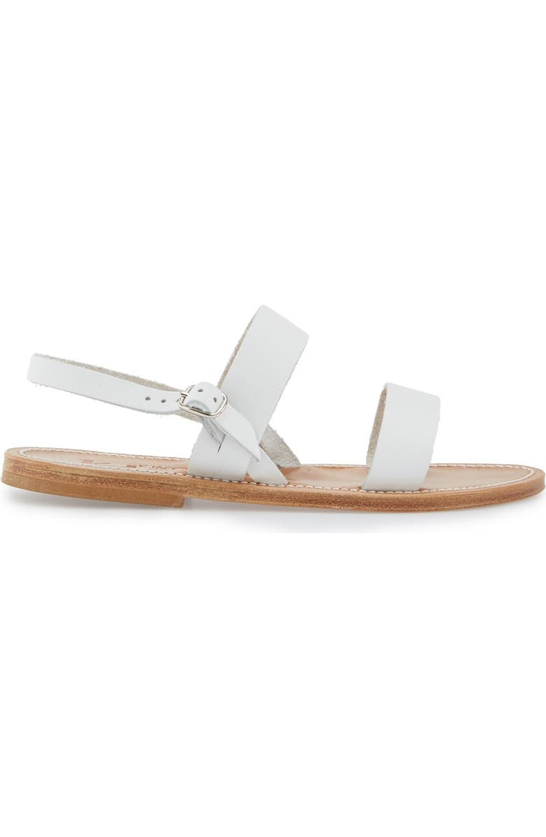 K.Jacques St. Tropez K Jacques St. Tropez Flat 'Barigoule' Vachetta Leather Sandal, Alternate, color,