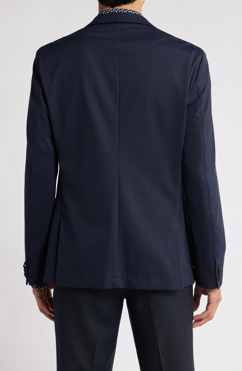 BOSS Hanry Solid Navy Stretch Sport Coat, Alternate, color,