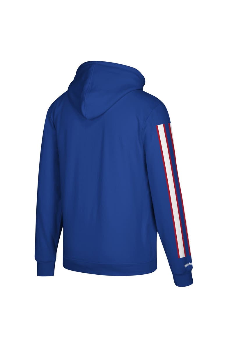 Mitchell & Ness Men's Mitchell & Ness Royal Buffalo Bills Three Stripe Pullover Hoodie, Alternate, color, 
