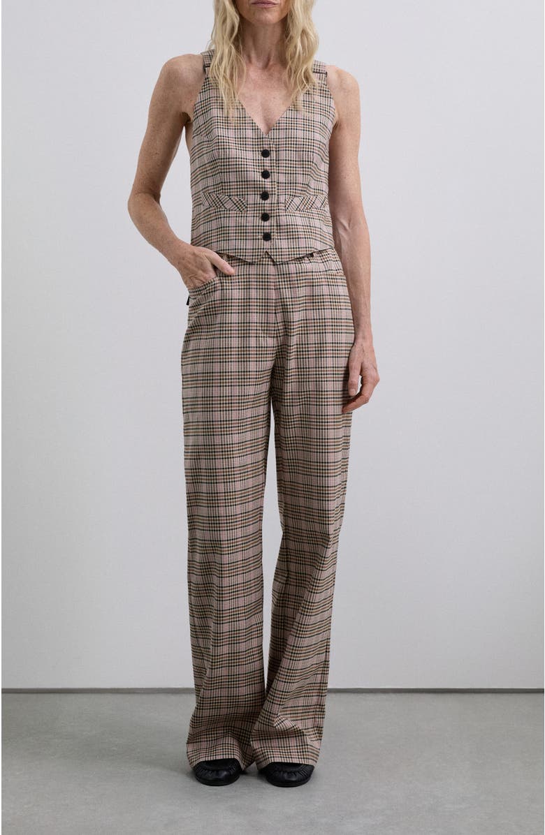 Scalpers Pinkcheck Pant, Alternate, color, Pinkcheck