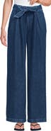 Lands' End High Ridge Twill Pull On Pleated Wide Leg Pants