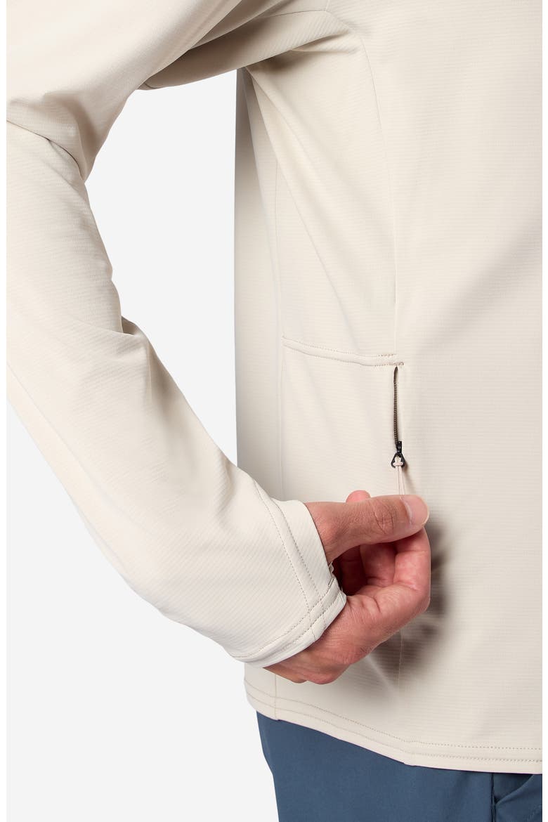 AirExchange SolarShield UPF Hoodie, Alternate, color, BIRCH BARK