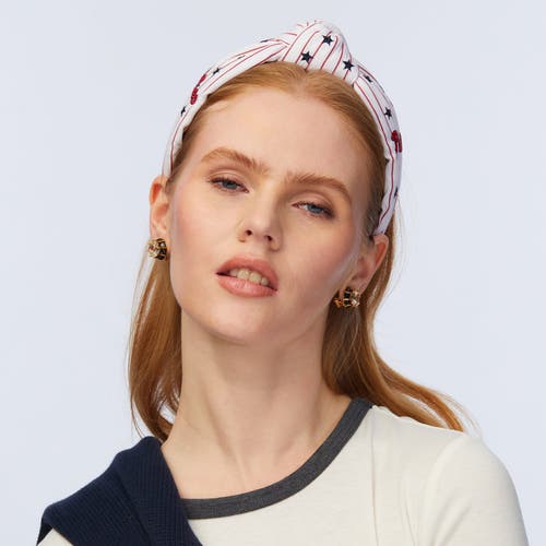 Lele Sadoughi Mlb Philadelphia Phillies Embroidered Headband In Pink