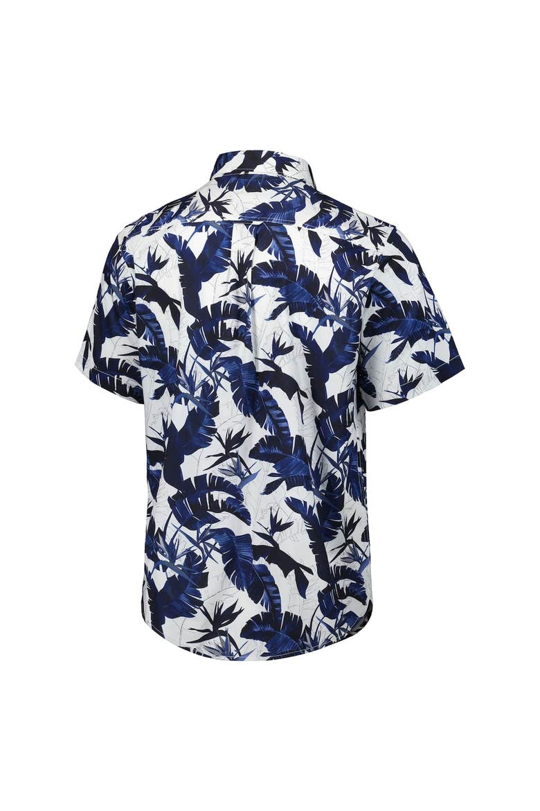 Men's Tommy Bahama Navy Dallas Cowboys Sunnyvale Blooms Camp Button-Up Shirt, Alternate, color, Navy