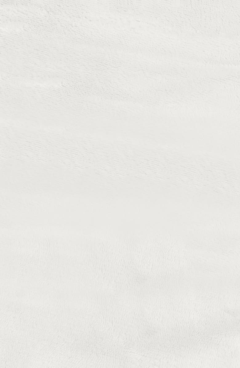 Woven & Weft Reversible Faux Shearling Blanket, Alternate, color, Ivory