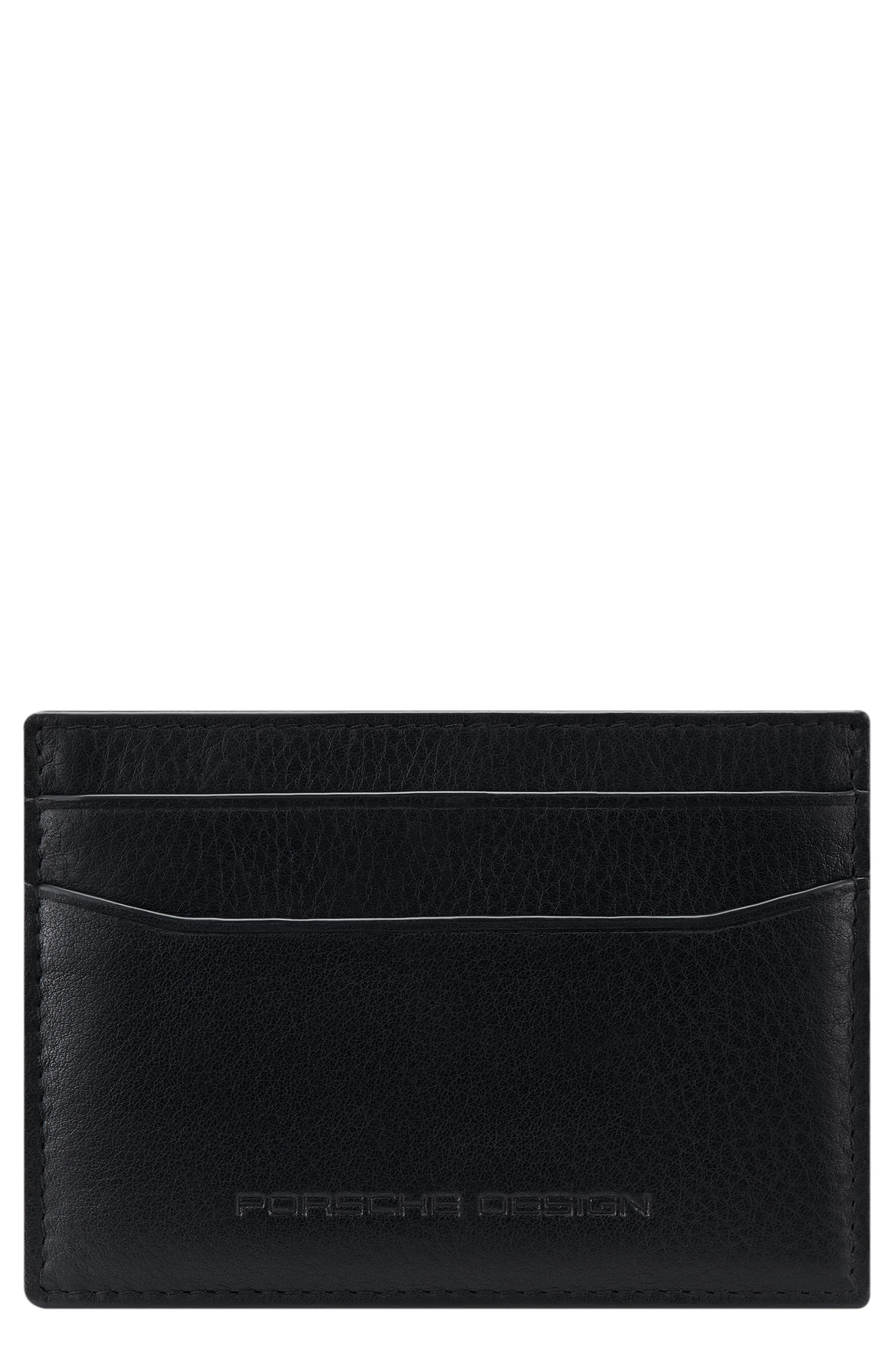 Porsche Design Classic RFID Card Holder Money Clip Wallet