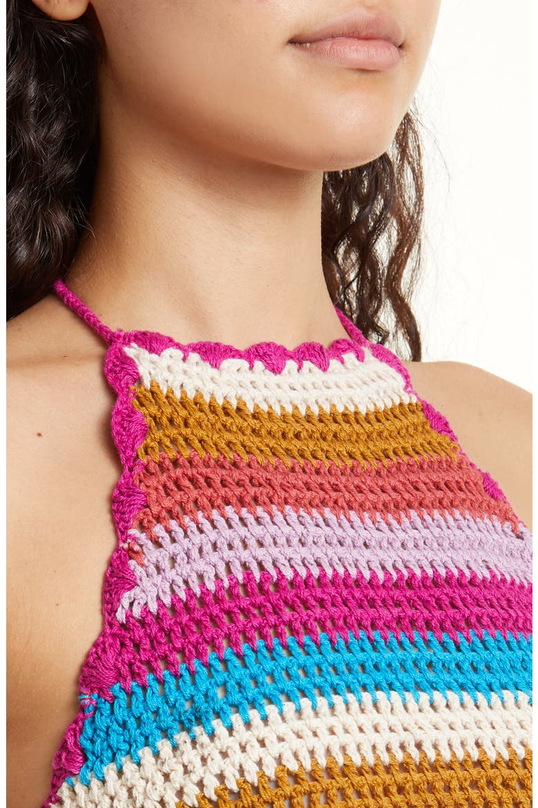 Gema Cotton Peplum Sleeveless Top, Alternate, color, DREAM STATE