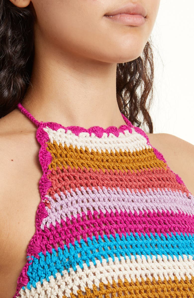 XÍRENA Gema Cotton Peplum Sleeveless Top, Alternate, color, 