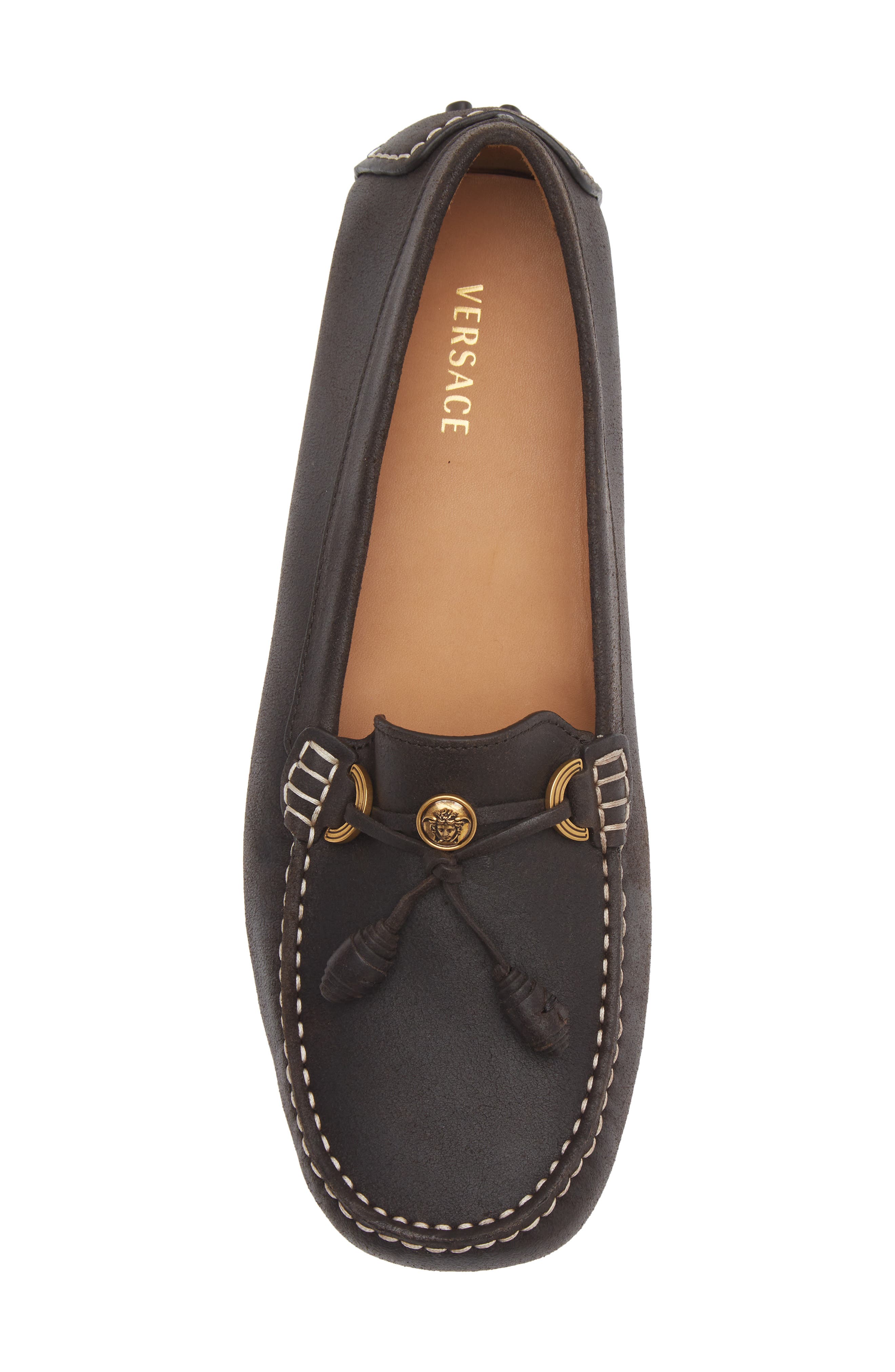 Nubuck Driving Loafer, Alternate, color, RADICA GOLD