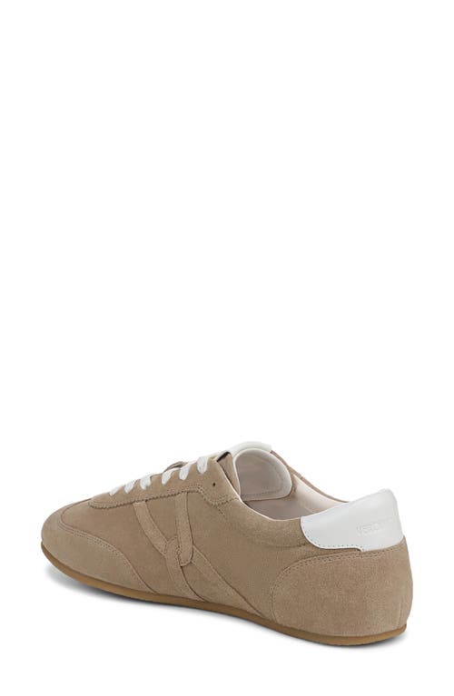 Veronica Beard Riviera Suede Sneakers In Sand/lily