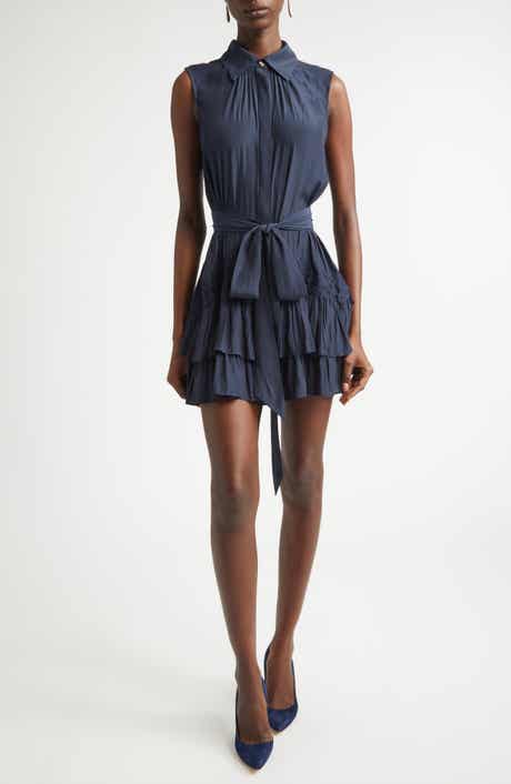 Edelina Sleeveless Tiered Minidress