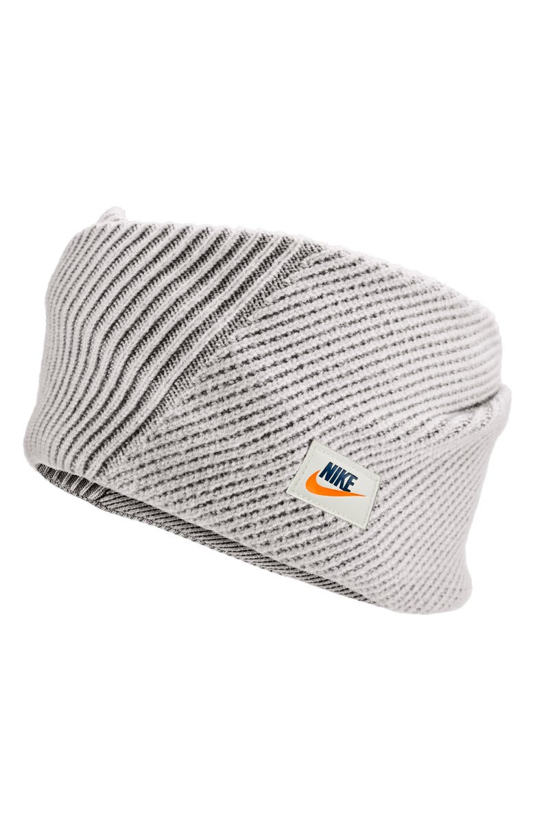 Nike City Knit Headband, Main, color, College Grey-Sail