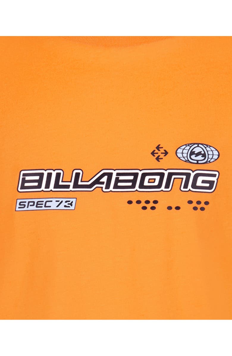 Billabong Kids' Spec Signals Graphic Cotton T-Shirt, Alternate, color, Sun Orange