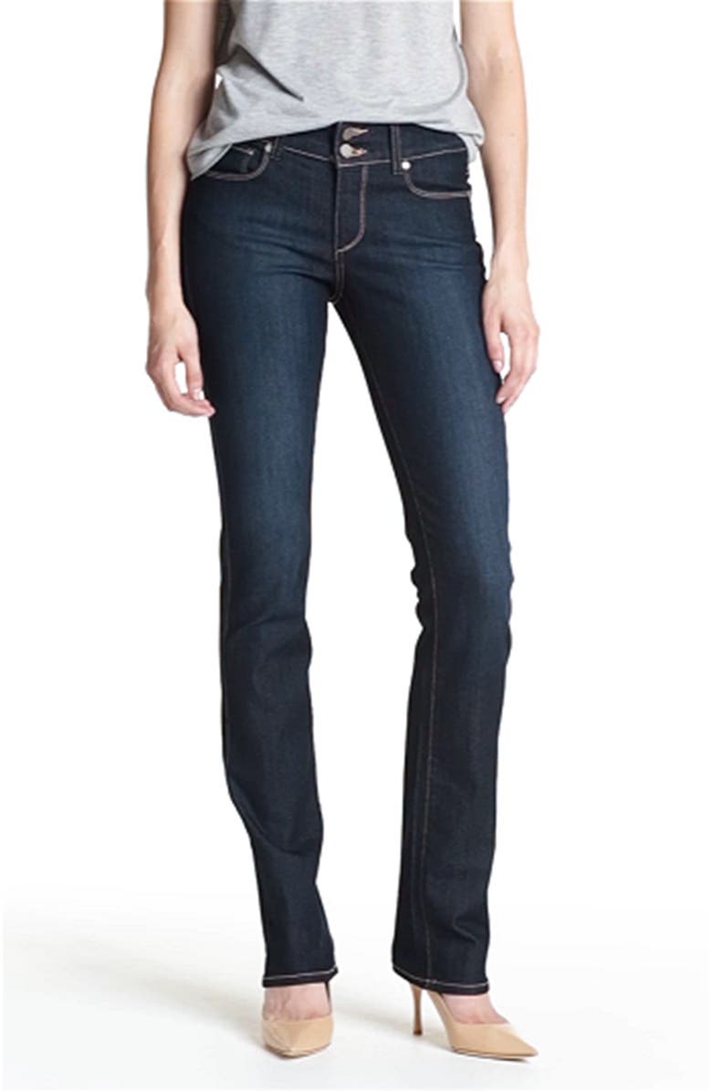 PAIGE 'Hidden Hills' Straight Leg Stretch Jeans, Alternate, color, 