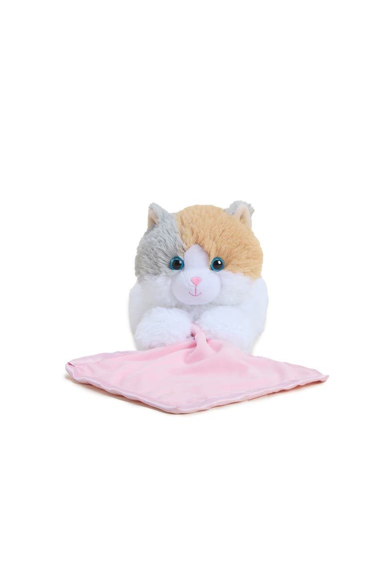 Calico Cat Blanket Plush Toy, Alternate, color, White