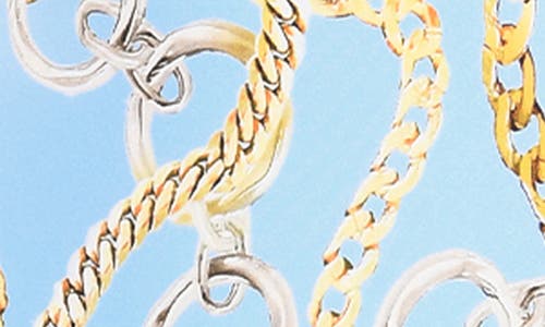 L Agence Remi Oversized Chain One-piece Swimsuit In Sky