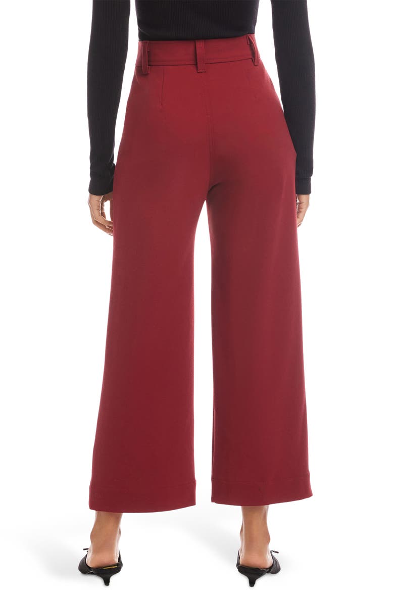 FIFTEEN TWENTY Rylee Crop Pants, Alternate, color, Brick