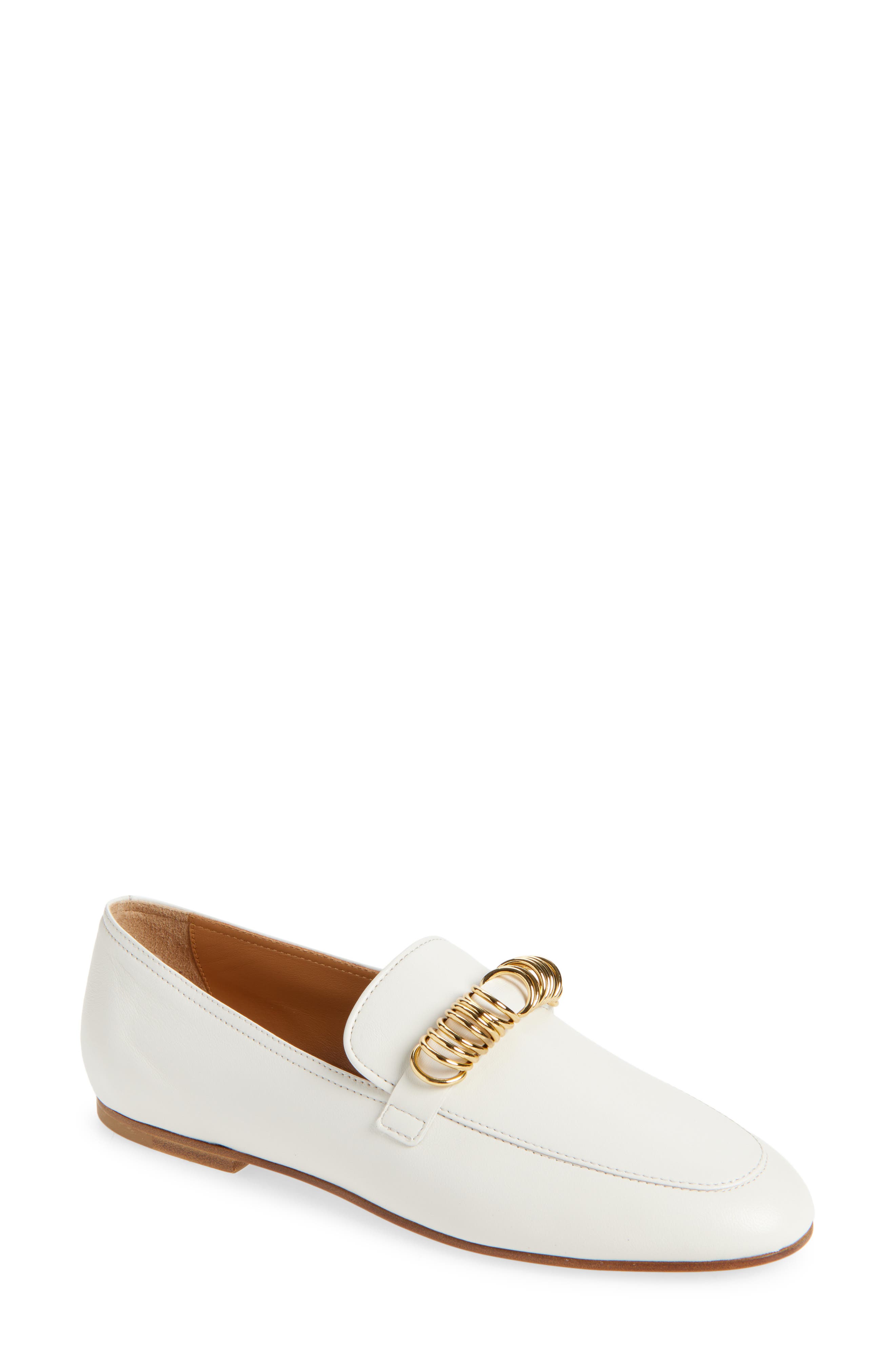 Tod's Ring Loafer, Main, color, Bianco Calce