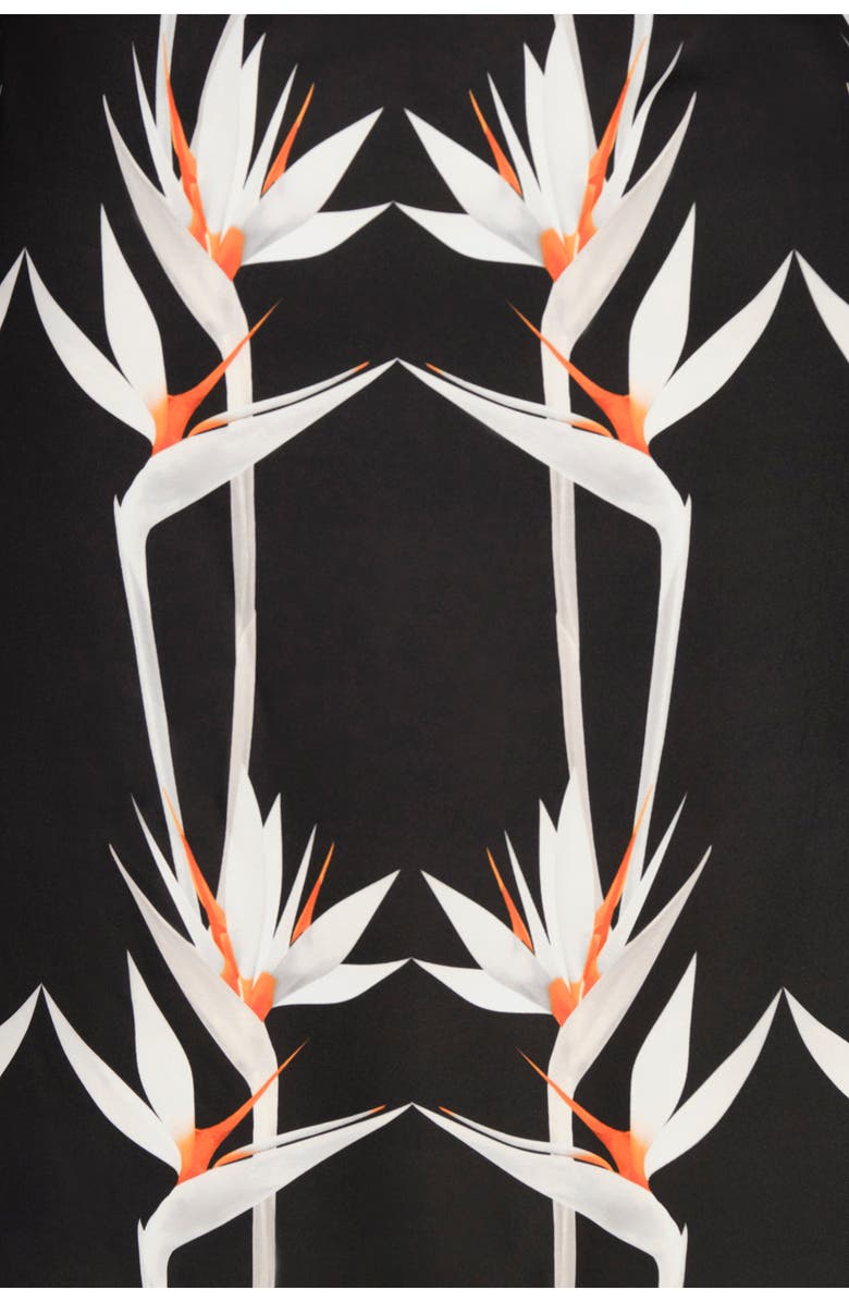 The Lulo Project Floral Ruffle Hem Drawstring Pants, Alternate, color, 