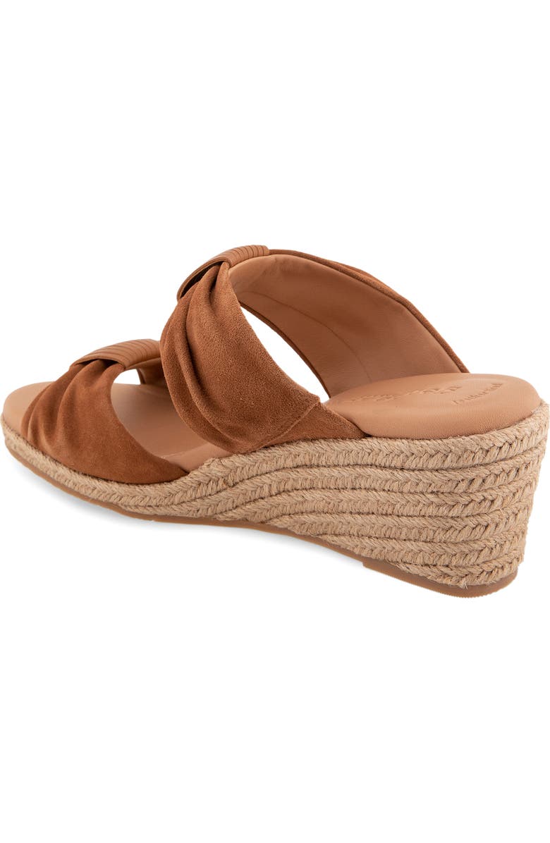Gentle Souls Gracious Espadrille Platform Wedge Slide Sandal, Alternate, color, Luggage Suede
