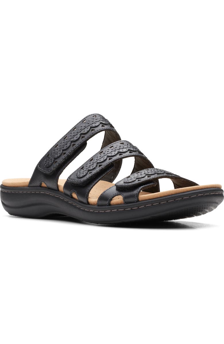 Clarks<sup>®</sup> Laurieann Cove Leather Sandal, Main, color,