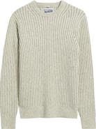 Schott NYC Two-Tone Crewneck Sweater