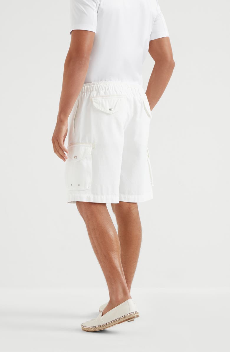 Brunello Cucinelli Bermuda shorts with cargo pockets, Alternate, color,