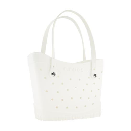 Crocs Medium Classic Tote In White