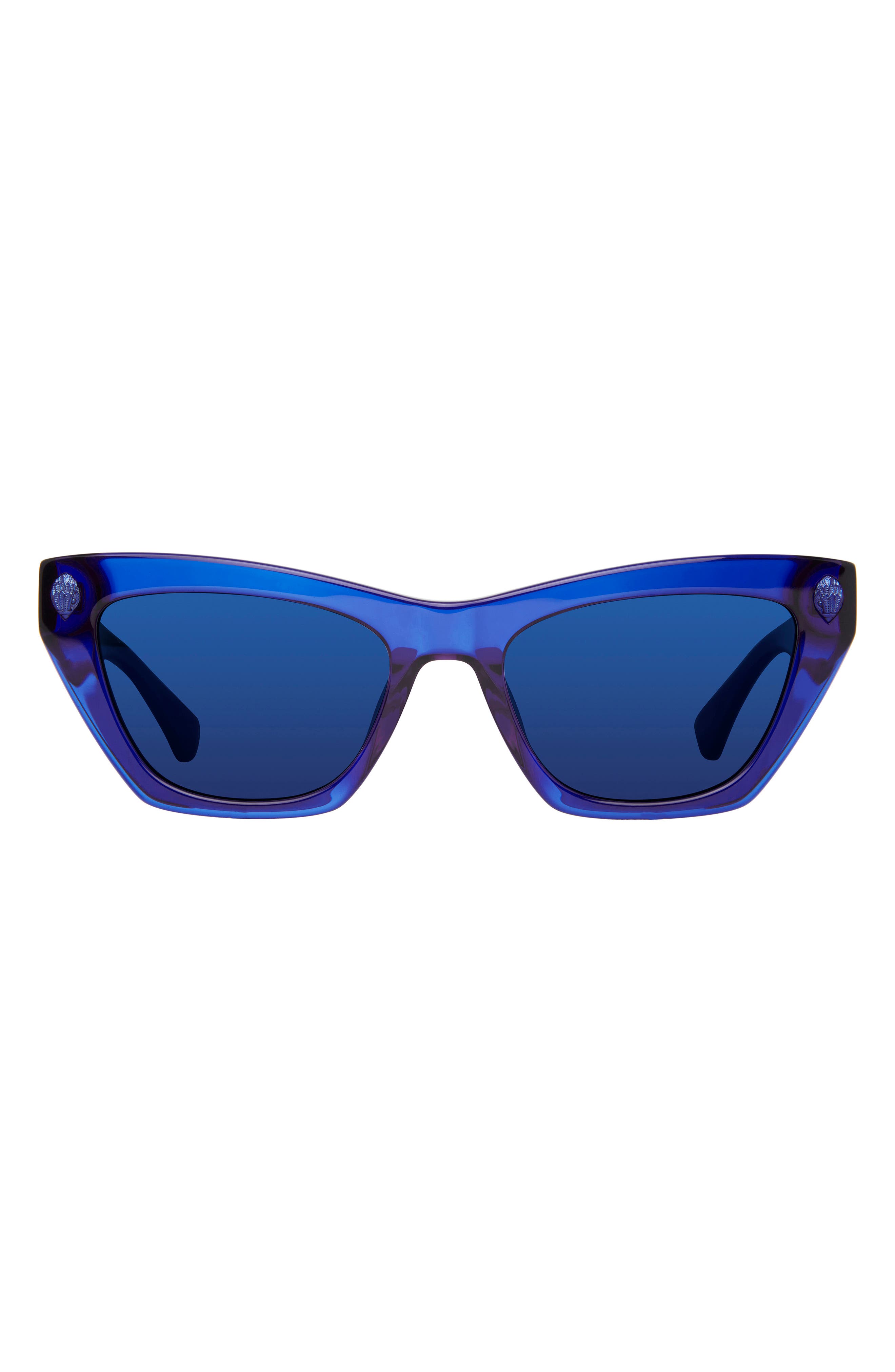 Kurt Geiger Teal Cat Eye Sunglasses KENSINGTON SM CAT-EYE Teal Acetate Kensington Sunglasses by  main image 2
