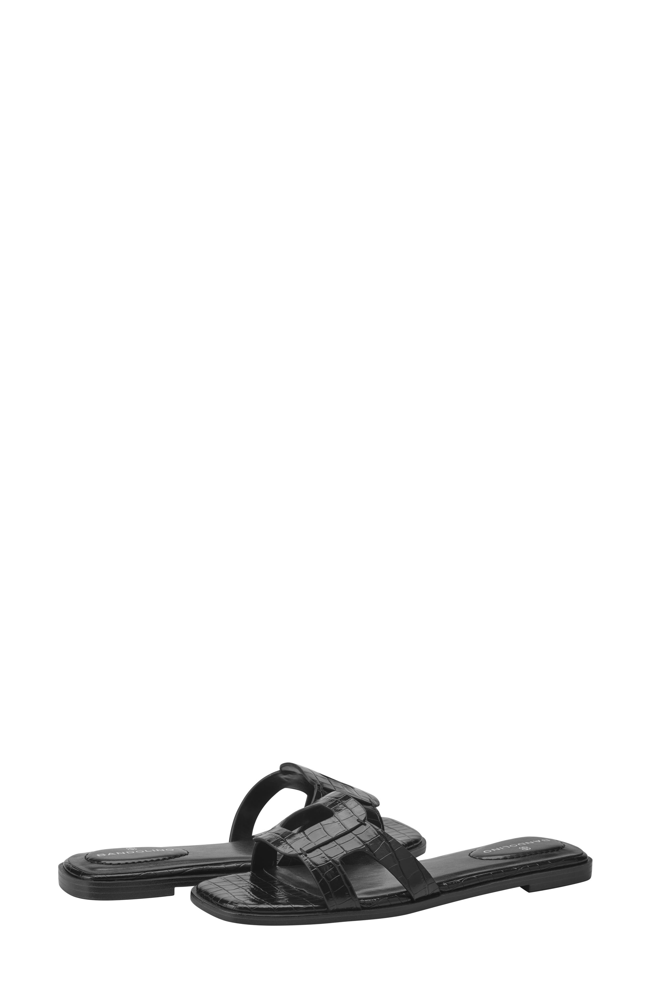 Bandolino Vienma Slide Sandal, Alternate, color, Black