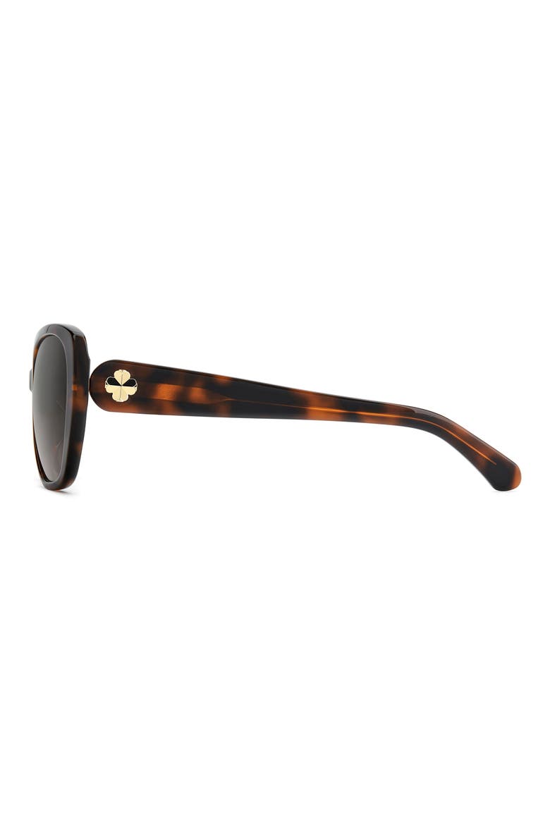 jalisa 56mm gradient butterfly sunglasses, Alternate, color, HAVANA/ BROWN SF
