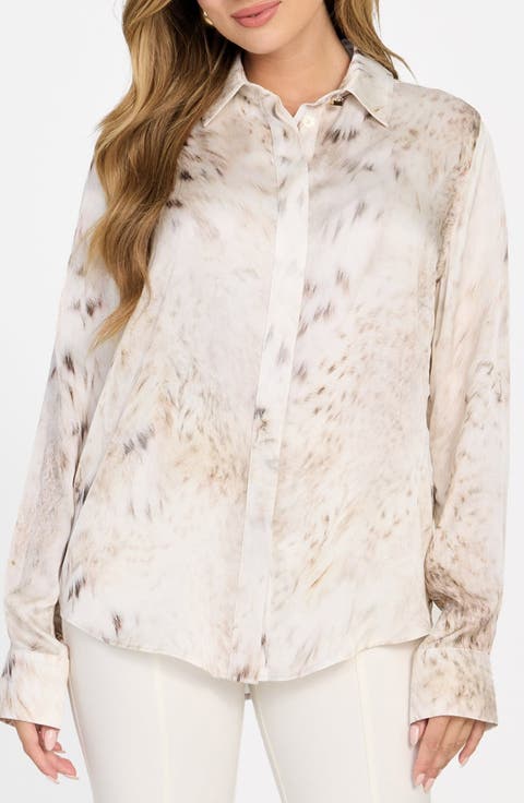 New Melissa Paisley Button-Up Shirt