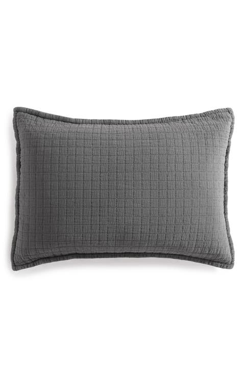 Essential Washed Jacquard Pillow Sham