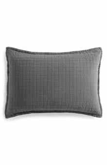 Calvin Klein Essential Washed Jacquard Pillow Sham
