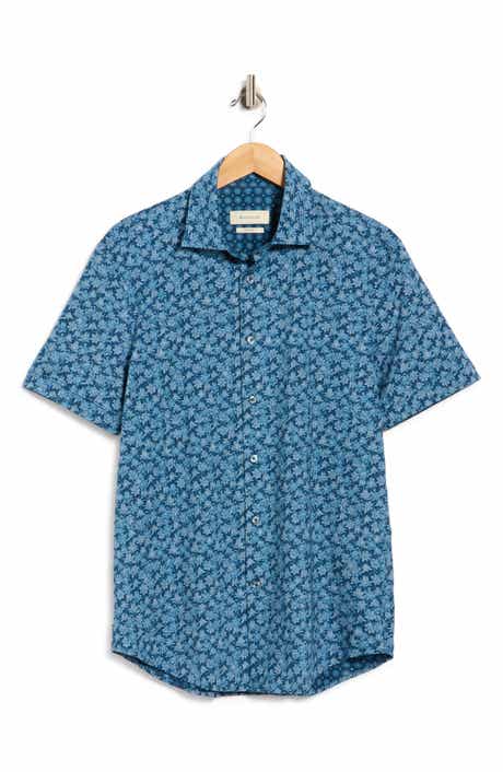 Bugatchi Short Sleeve Woven Shirt