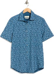 Bugatchi Short Sleeve Woven Shirt