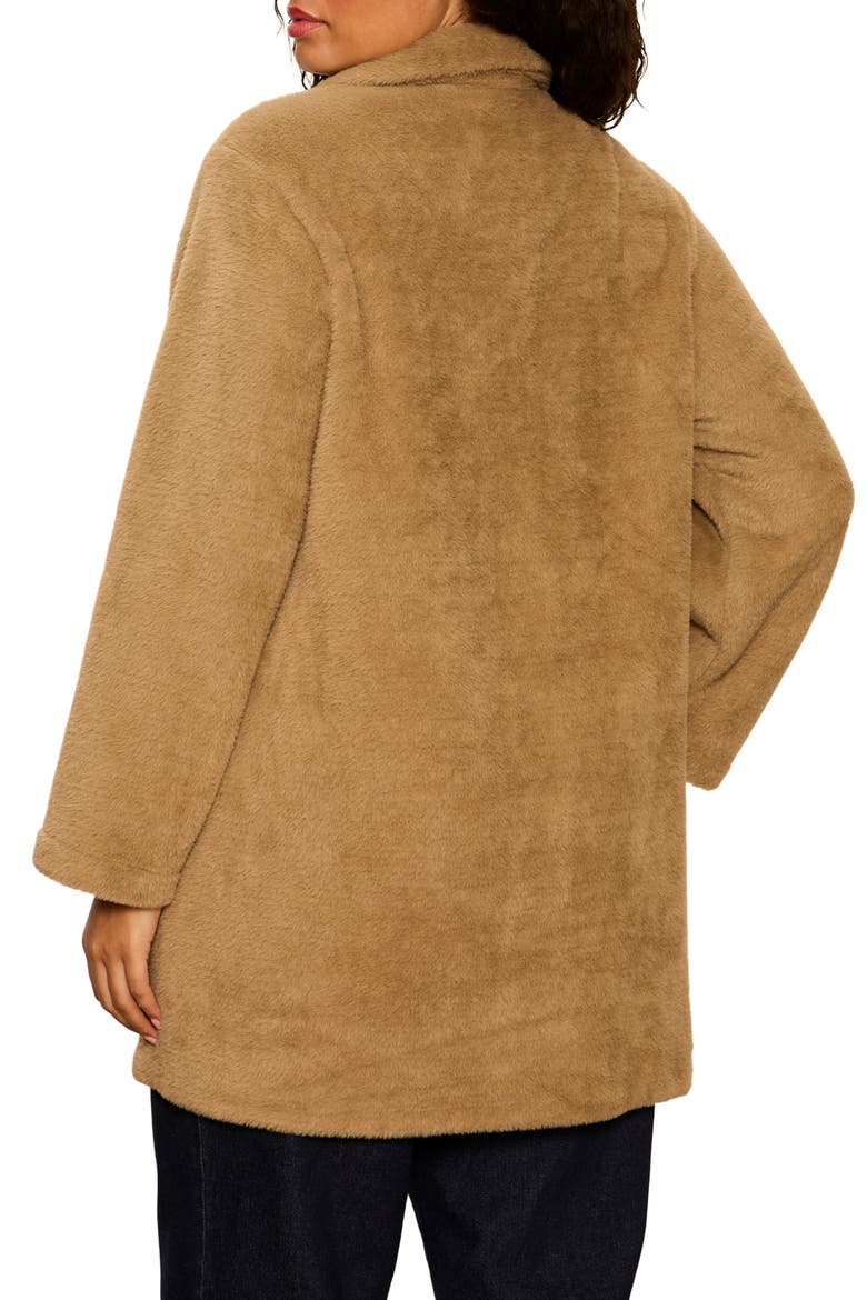 Upside Faux Fur Jacket, Alternate, color, HOT COCOA BROWN