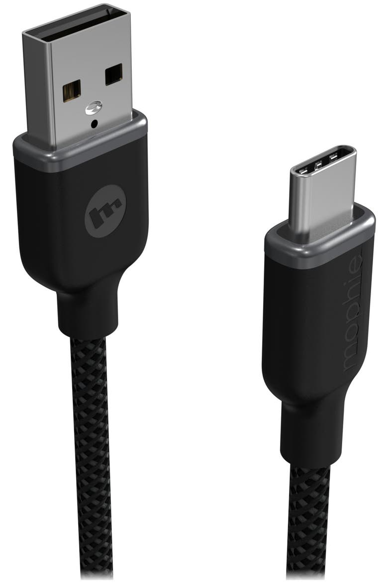 BoostCharge USB-C to USB-A Cable 1m / 3.3ft, Main, color, Black