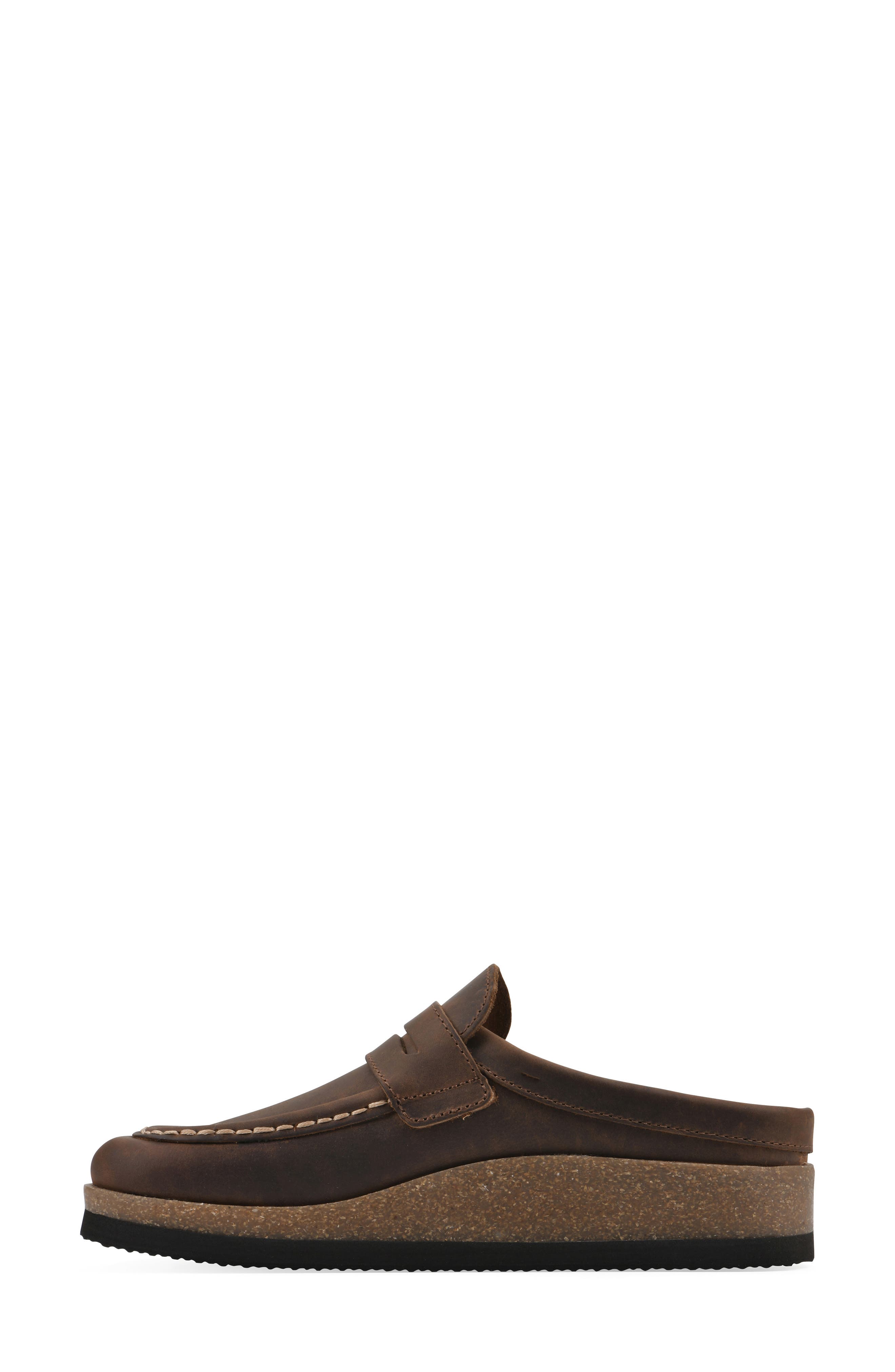 Brinlee Clog, Alternate, color, BROWN LEATHER