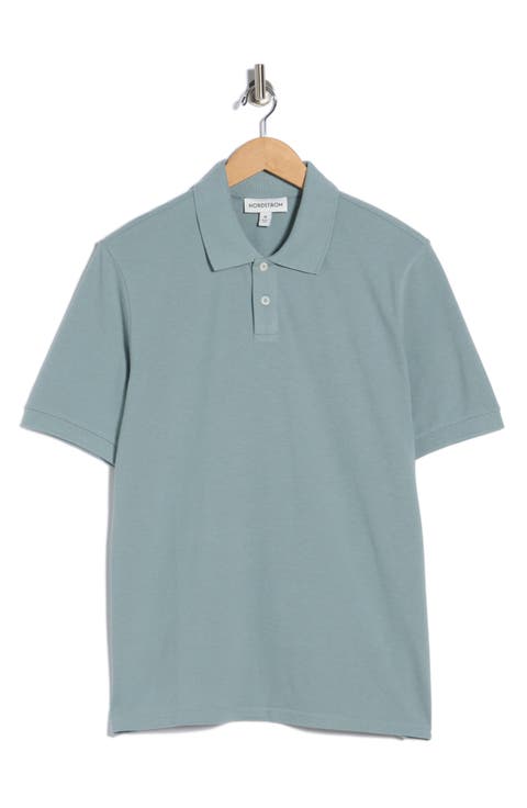 Cotton Blend Piqué Knit Polo