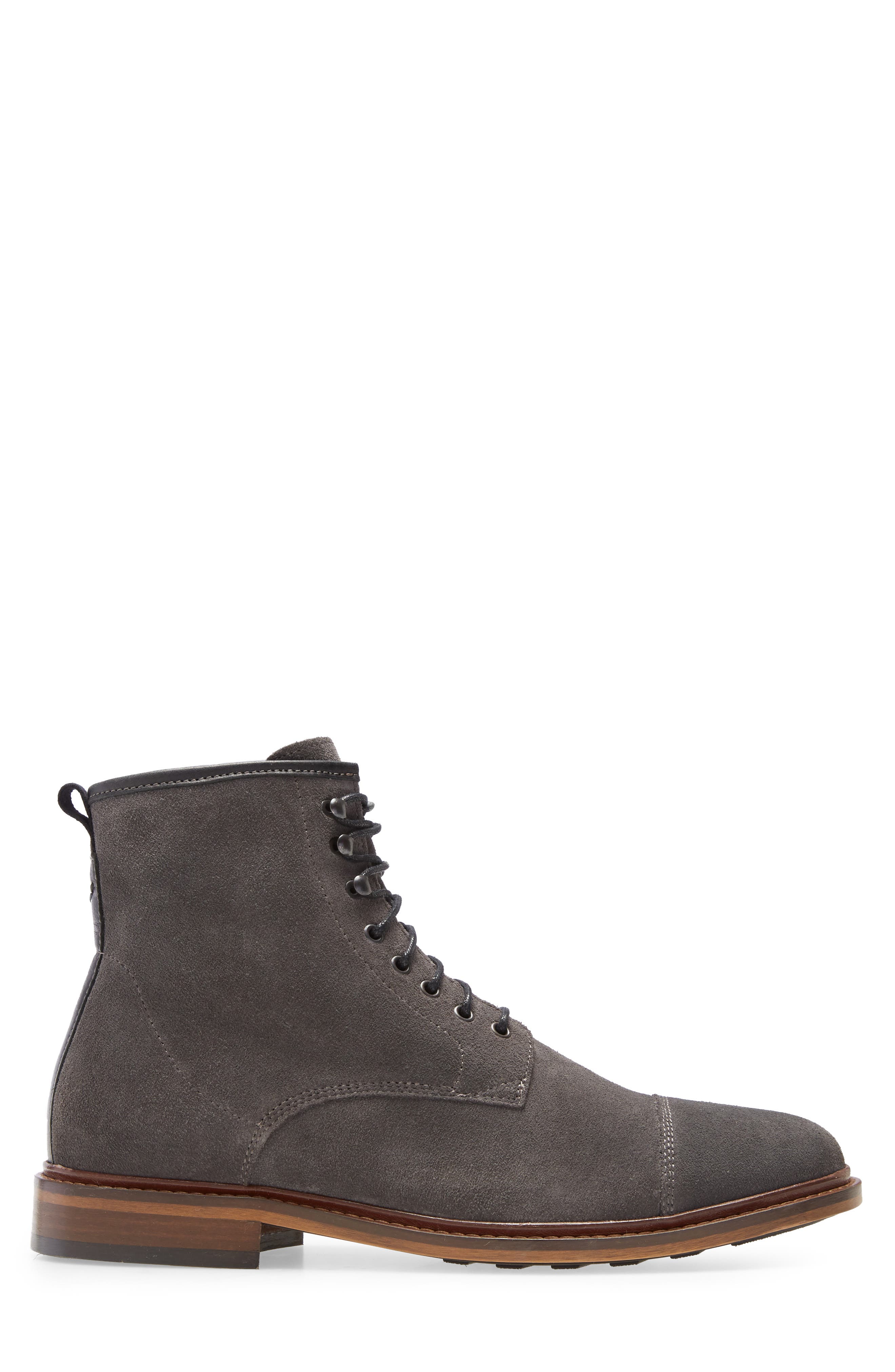 Shoe The Bear Curtis Cap Toe Boot, Alternate, color, 